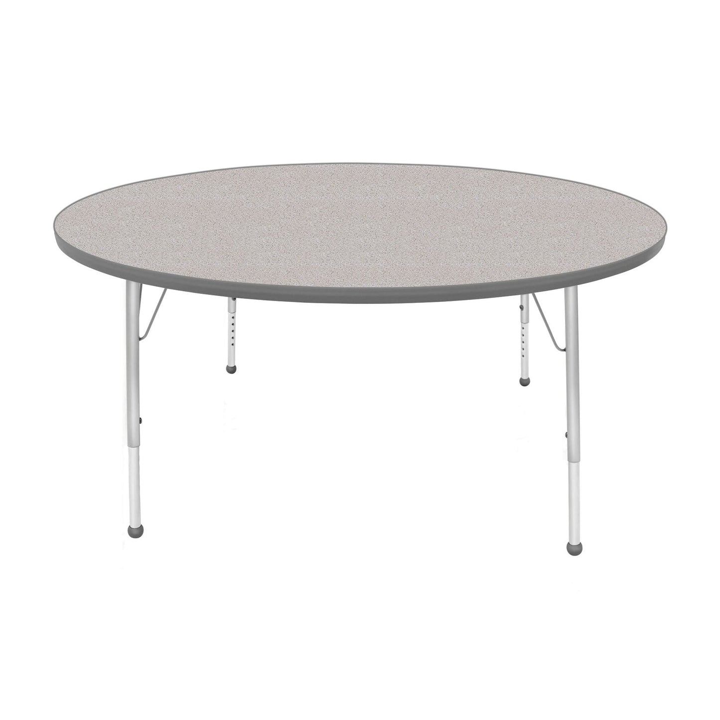 Mahar Creative Colors Large Round Activity Table Preschool Height Adjustable Legs 60" Dia x 17" - 25" H (MHR-60RNLO)