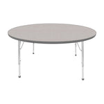 Mahar Creative Colors Large Round Activity Table Preschool Height Adjustable Legs 60