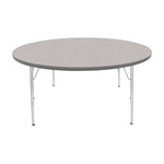 Mahar Creative Colors Large Round Activity Table Preschool Height Adjustable Legs 60