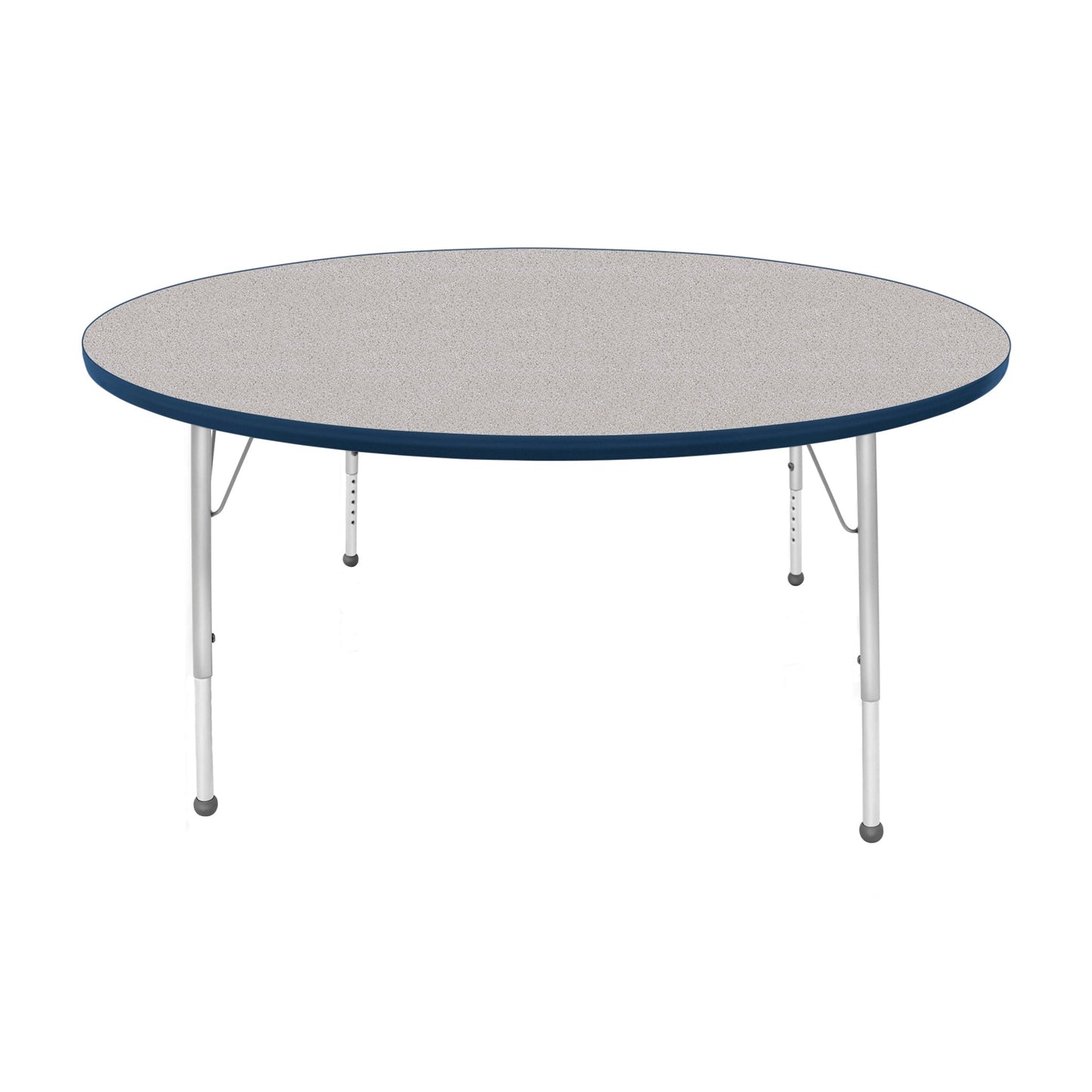 Mahar Creative Colors Large Round Activity Table Preschool Height Adjustable Legs 60" Dia x 17" - 25" H (MHR-60RNLO)