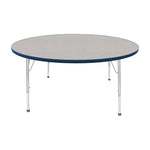 Mahar Creative Colors Large Round Activity Table Preschool Height Adjustable Legs 60