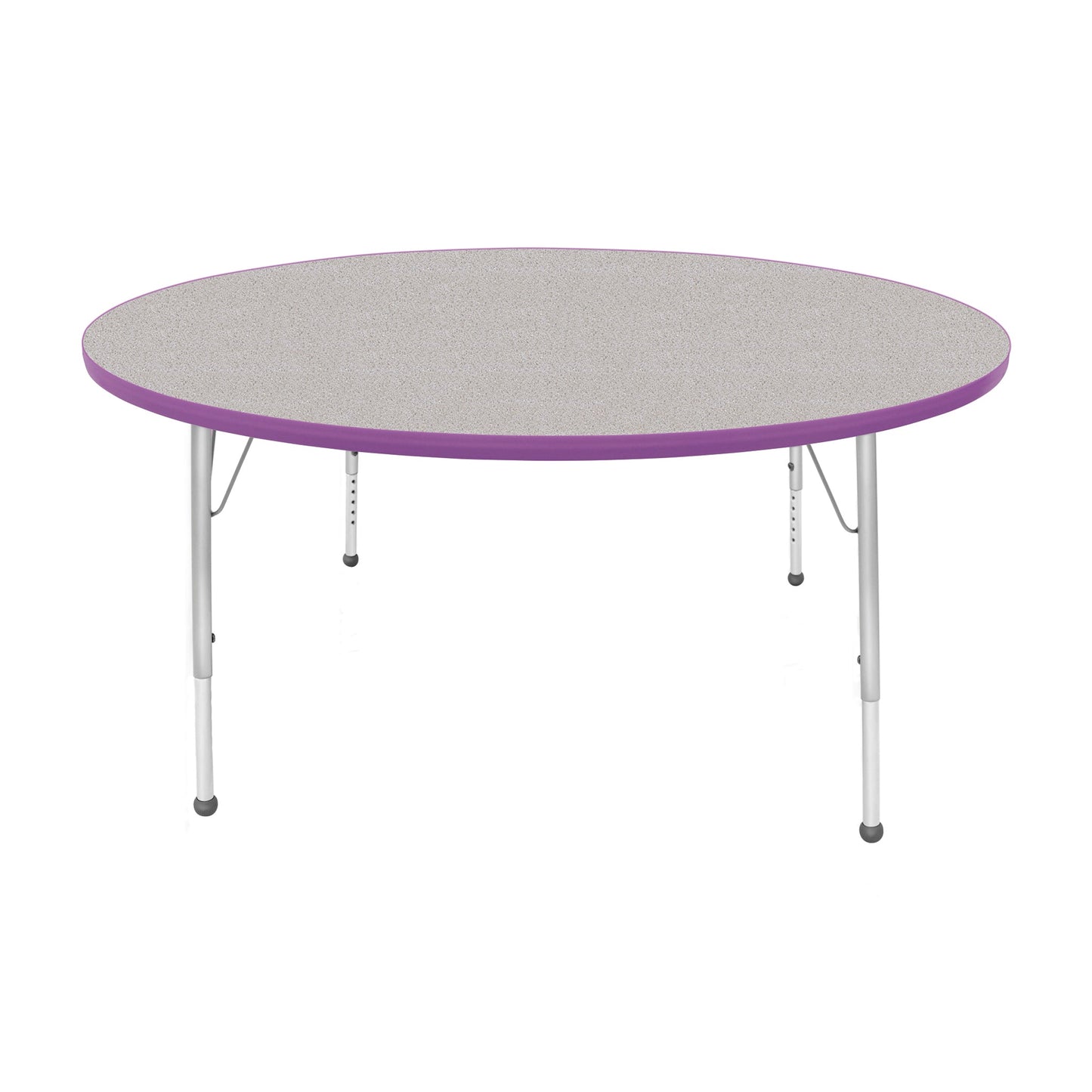 Mahar Creative Colors Large Round Activity Table Preschool Height Adjustable Legs 60" Dia x 17" - 25" H (MHR-60RNLO)