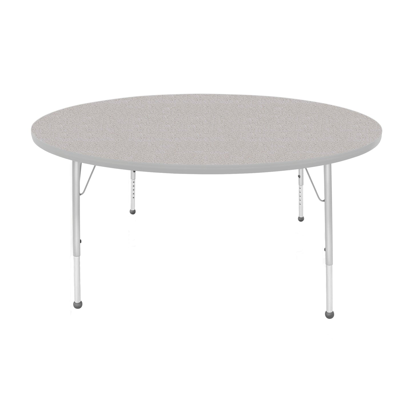 Mahar Creative Colors Large Round Activity Table Preschool Height Adjustable Legs 60" Dia x 17" - 25" H (MHR-60RNLO)