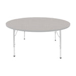 Mahar Creative Colors Large Round Activity Table Preschool Height Adjustable Legs 60