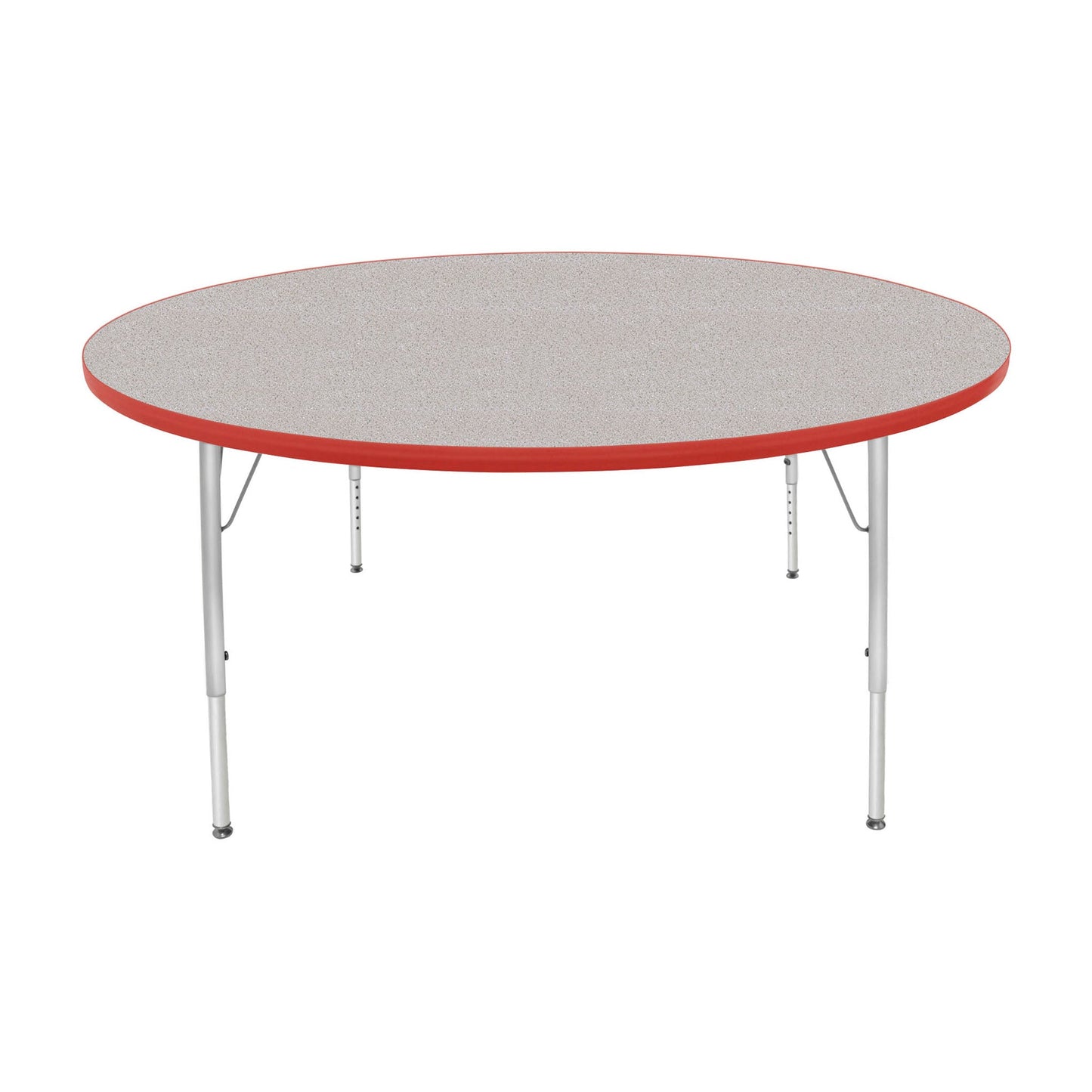 Mahar Creative Colors Large Round Activity Table Preschool Height Adjustable Legs 60" Dia x 17" - 25" H (MHR-60RNLO)