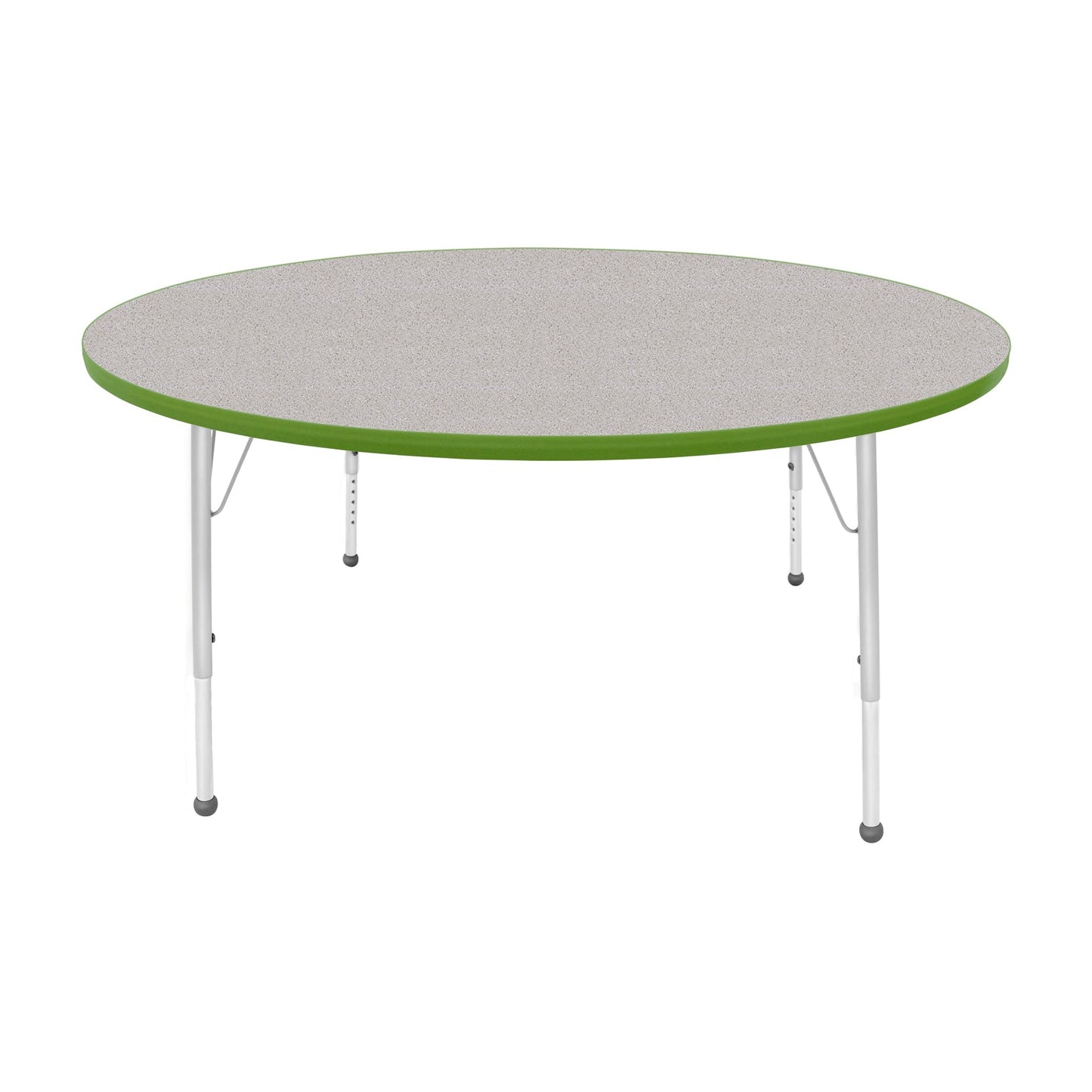 Mahar Creative Colors Large Round Activity Table Preschool Height Adjustable Legs 60" Dia x 17" - 25" H (MHR-60RNLO)