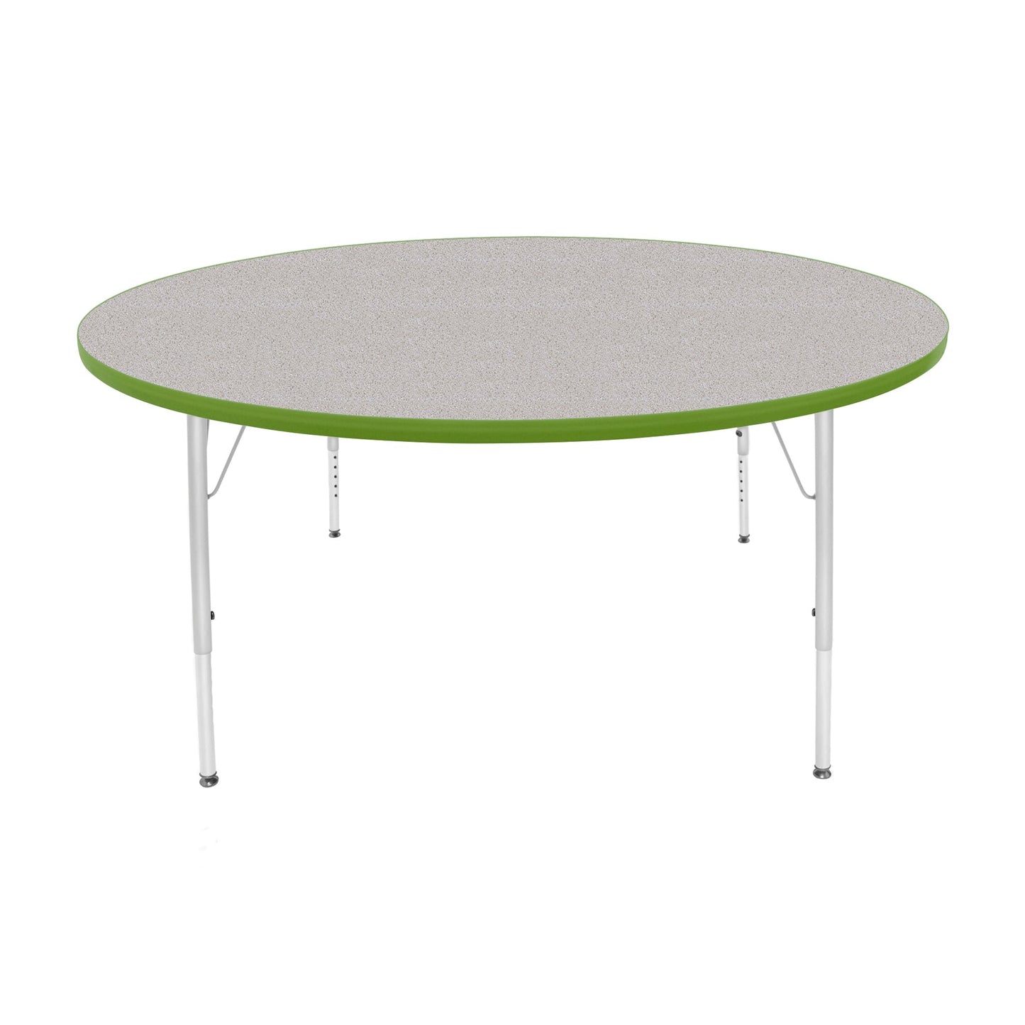 Mahar Creative Colors Large Round Activity Table Preschool Height Adjustable Legs 60" Dia x 17" - 25" H (MHR-60RNLO)