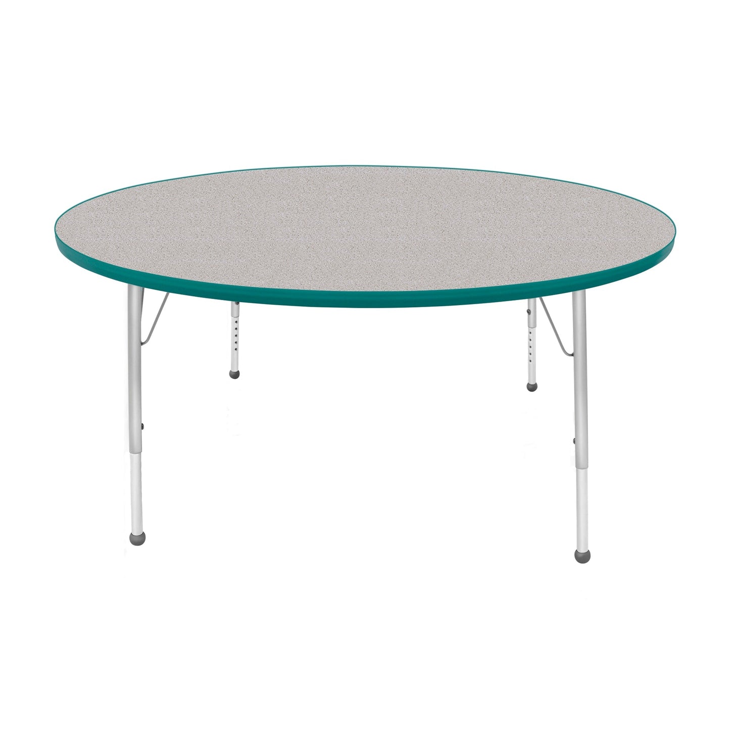 Mahar Creative Colors Large Round Activity Table Preschool Height Adjustable Legs 60" Dia x 17" - 25" H (MHR-60RNLO)