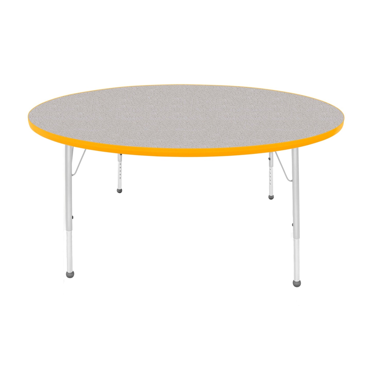 Mahar Creative Colors Large Round Activity Table Preschool Height Adjustable Legs 60" Dia x 17" - 25" H (MHR-60RNLO)