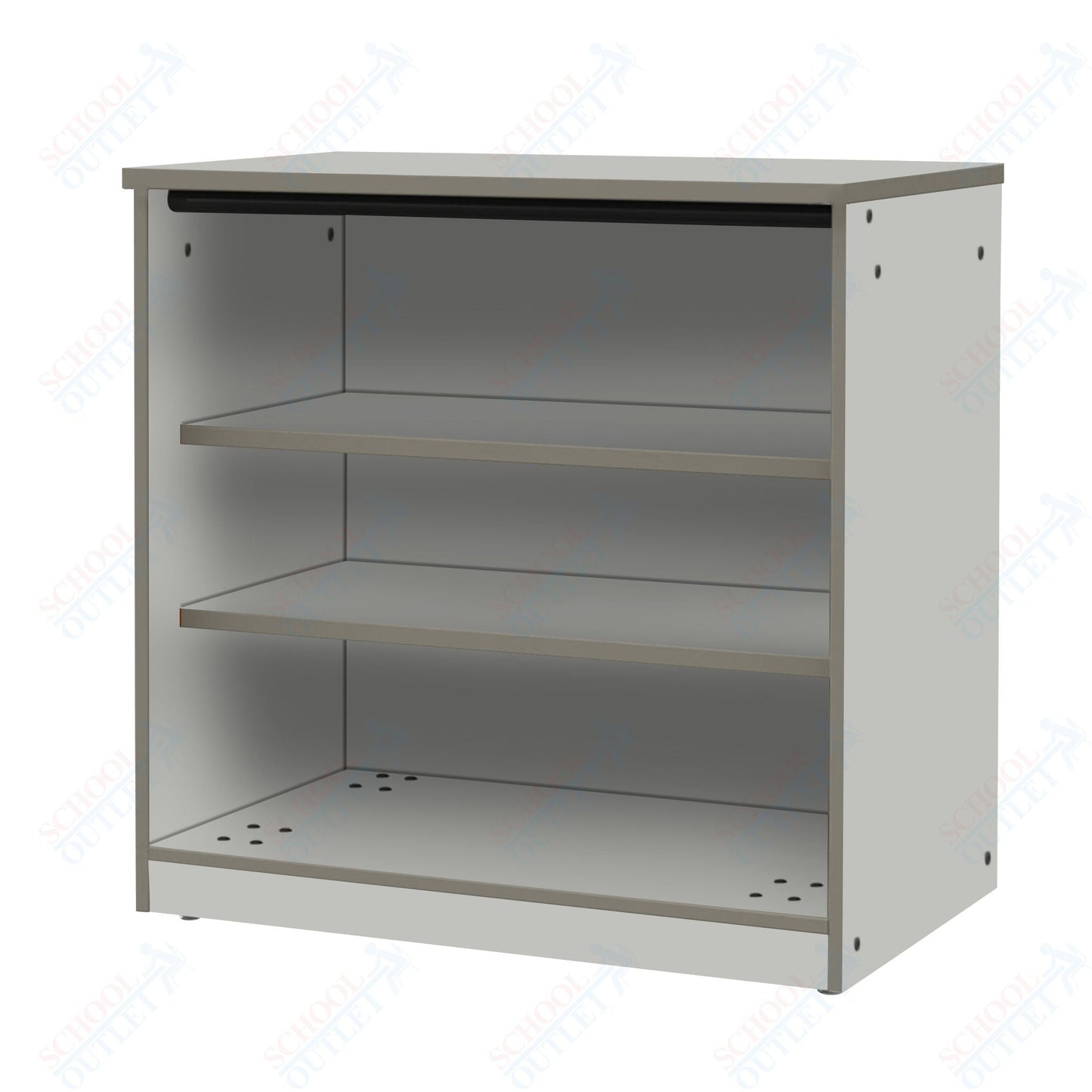 Marco Mobile Base Shelf Cabinet with 2 Adjustable Shelves No Doors - 36"H x 48"W (3300 - 48363 - 0) - SchoolOutlet