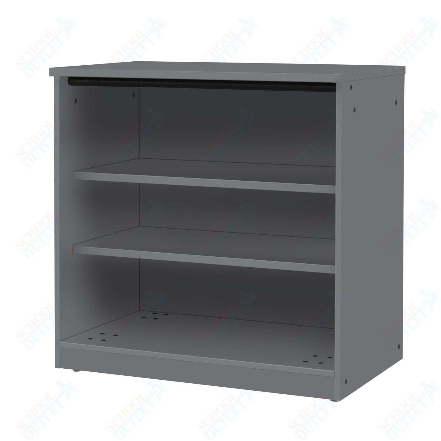 Marco Mobile Base Shelf Cabinet with 2 Adjustable Shelves No Doors - 36"H x 48"W (3300 - 48363 - 0) - SchoolOutlet