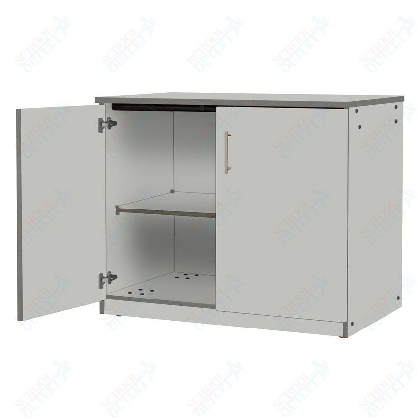 Marco Mobile Base Casegoods Cabinet with Doors 1 Adjustable Shelf - 30"H x 36"W (3301 - 36303) - SchoolOutlet