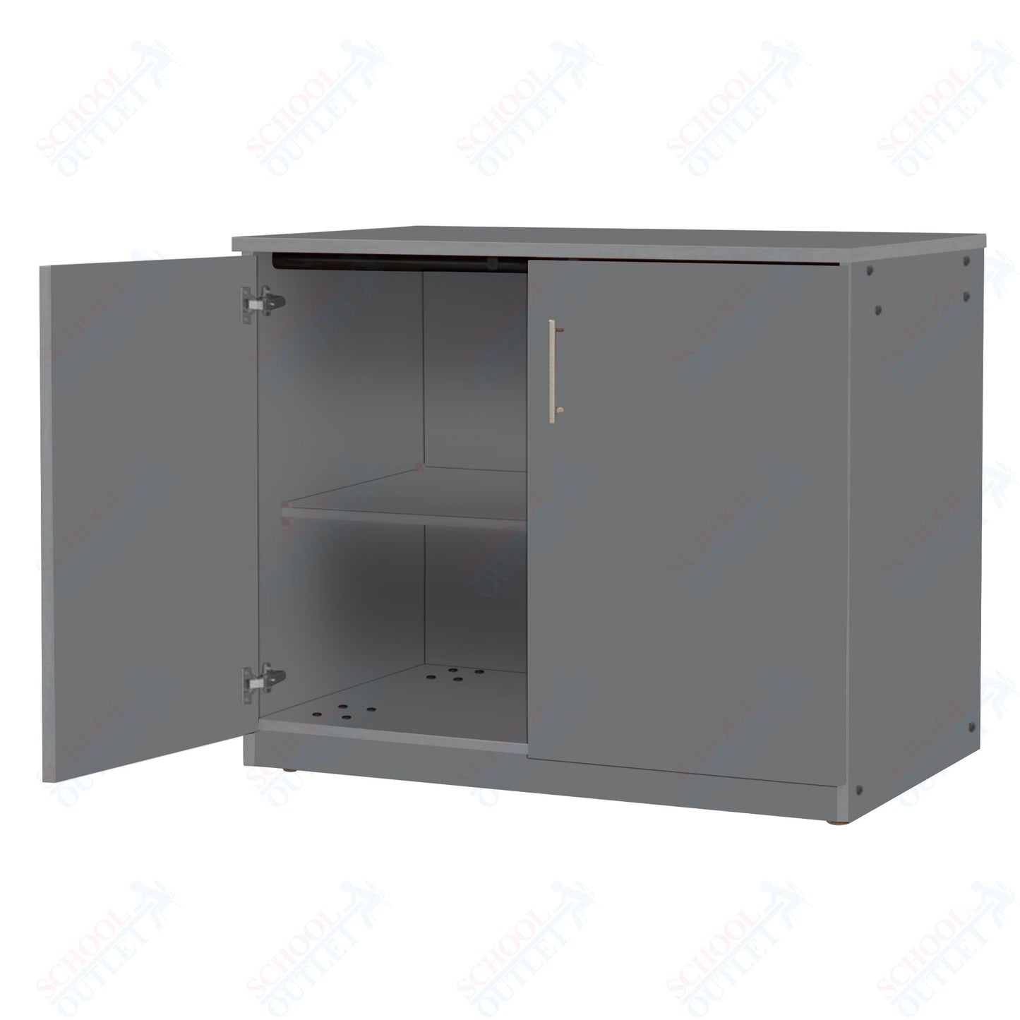 Marco Mobile Base Casegoods Cabinet with Doors 1 Adjustable Shelf - 30"H x 36"W (3301 - 36303) - SchoolOutlet