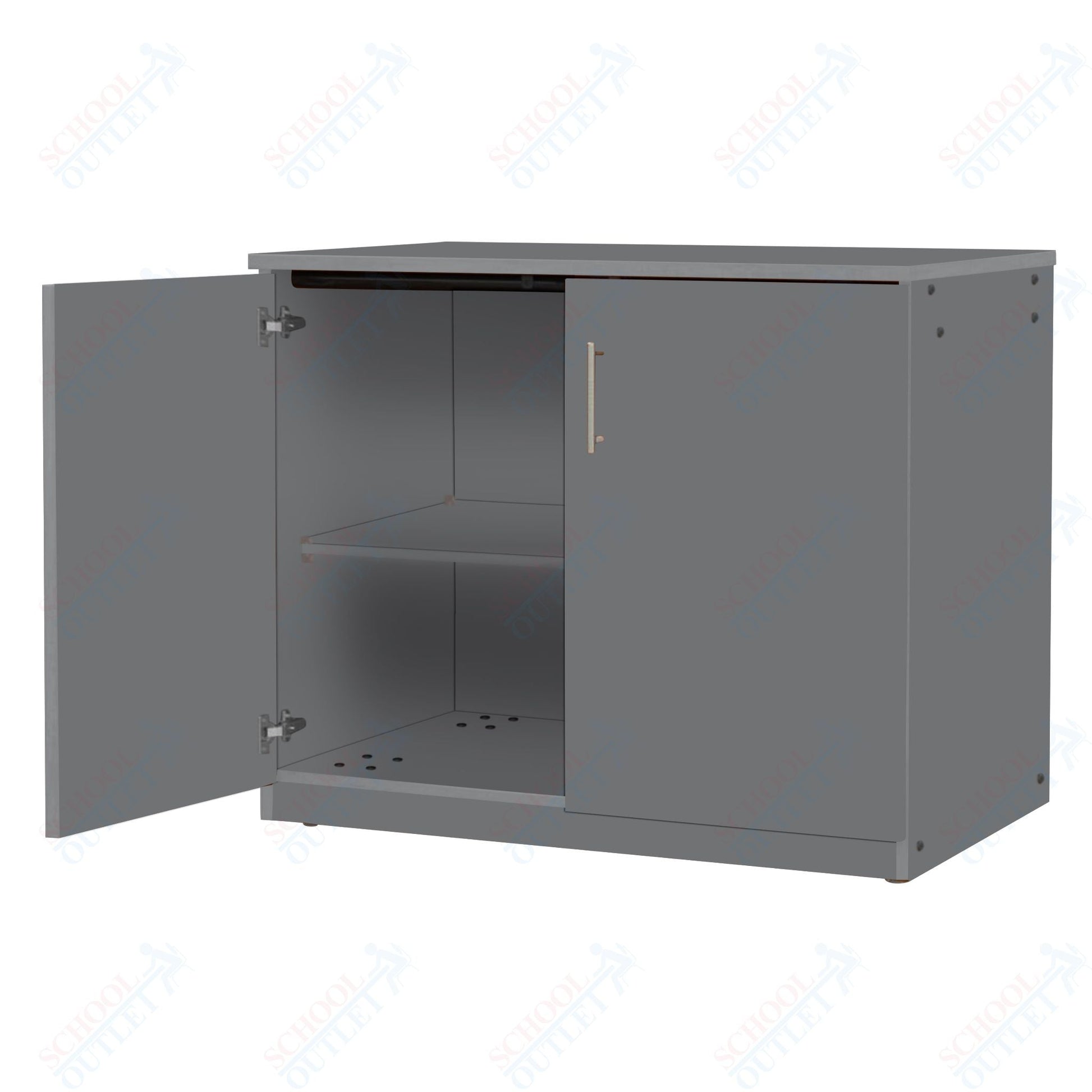 Marco Mobile Base Casegoods Cabinet with Doors 1 Adjustable Shelf - 30"H x 36"W (3301 - 36303) - SchoolOutlet