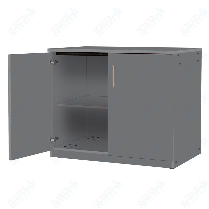 Marco Mobile Base Casegoods Cabinet with Doors 1 Adjustable Shelf - 30"H x 36"W (3301 - 36303) - SchoolOutlet