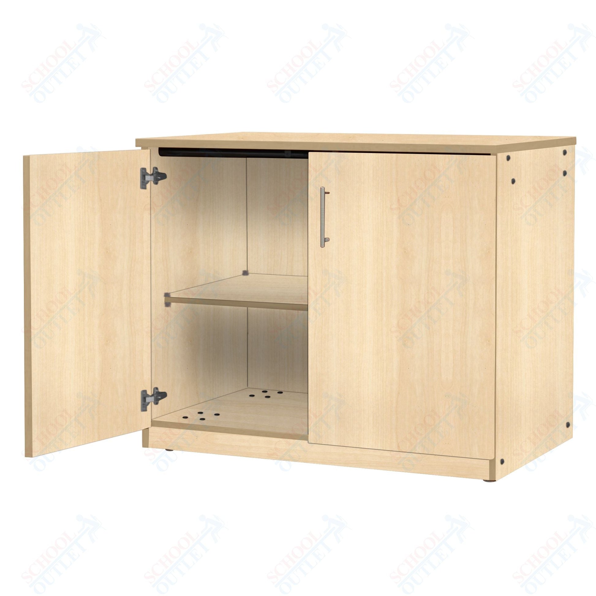 Marco Mobile Base Casegoods Cabinet with Doors 1 Adjustable Shelf - 30"H x 36"W (3301 - 36303) - SchoolOutlet