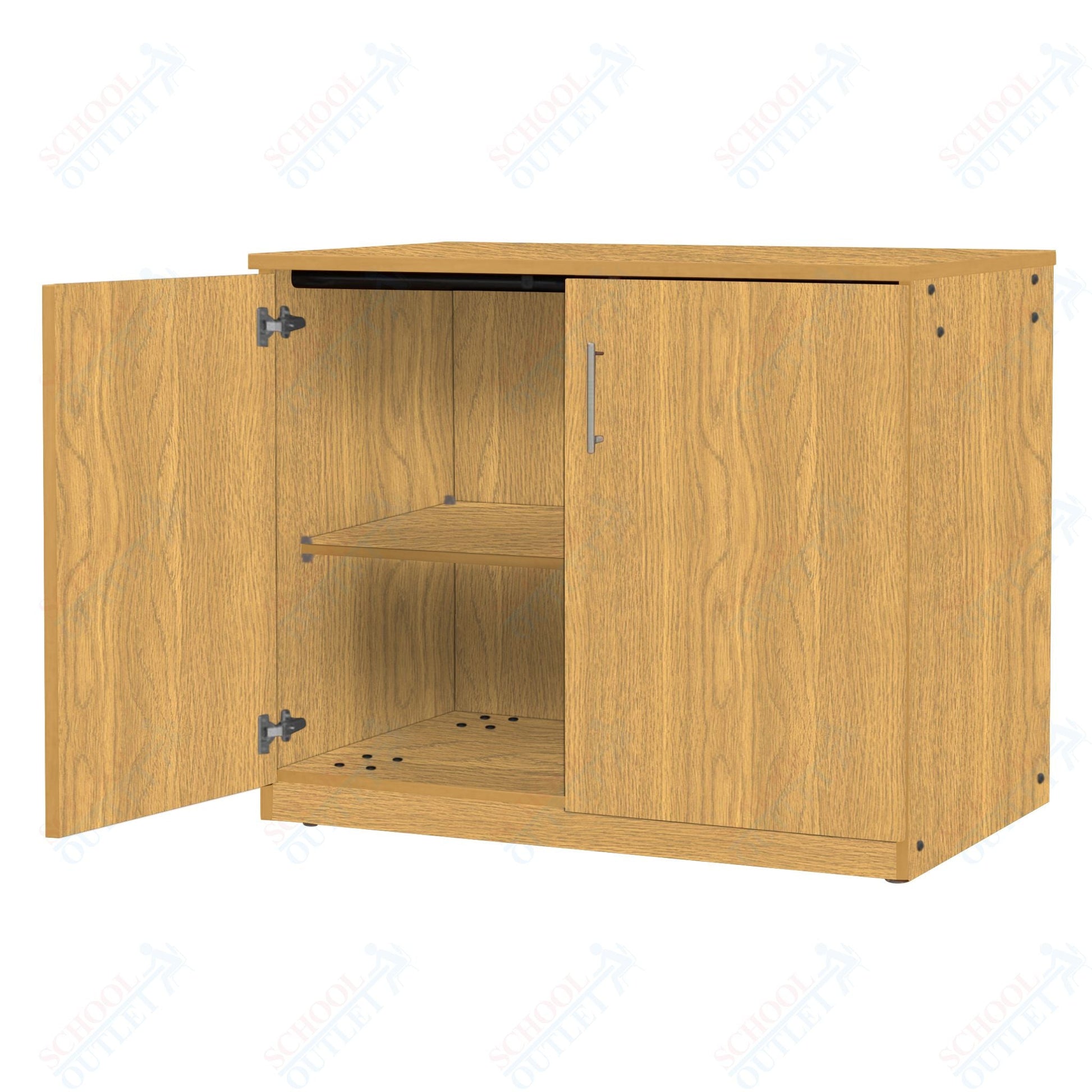 Marco Mobile Base Casegoods Cabinet with Doors 1 Adjustable Shelf - 30"H x 36"W (3301 - 36303) - SchoolOutlet