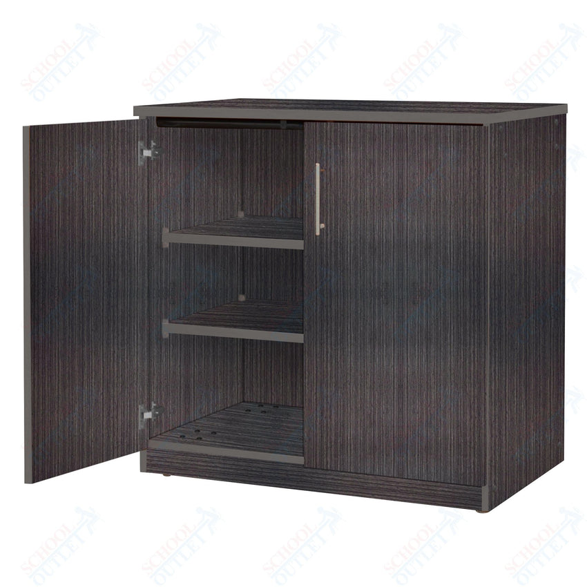 Marco Mobile Base Casegoods Cabinet with Doors 2 Adjustable Shelves - 36"H x 36"W (3301 - 36363) - SchoolOutlet