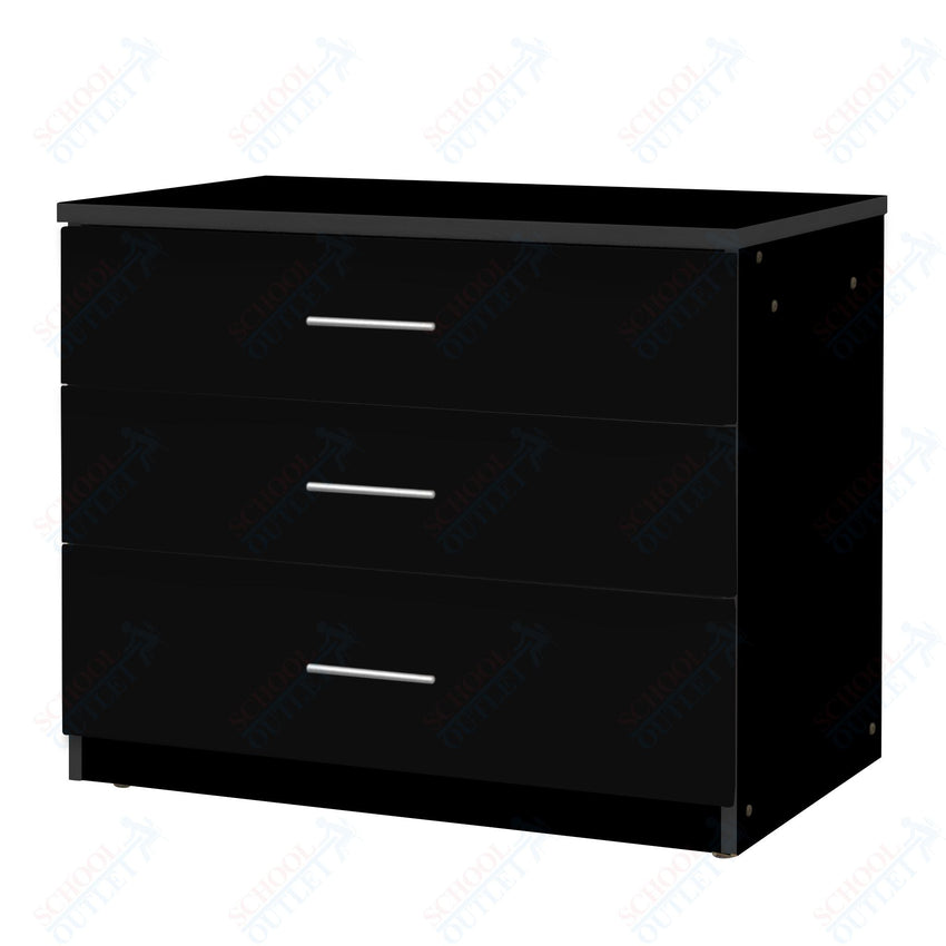 Marco Mobile Base Casegoods Cabinet with 3 Drawers - 30"H x 36"W (3303 - 36303) - SchoolOutlet