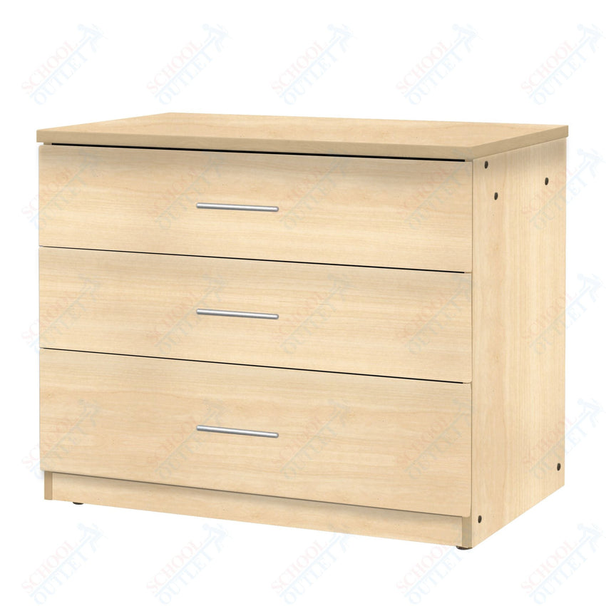 Marco Mobile Base Casegoods Cabinet with 3 Drawers - 30"H x 36"W (3303 - 36303) - SchoolOutlet