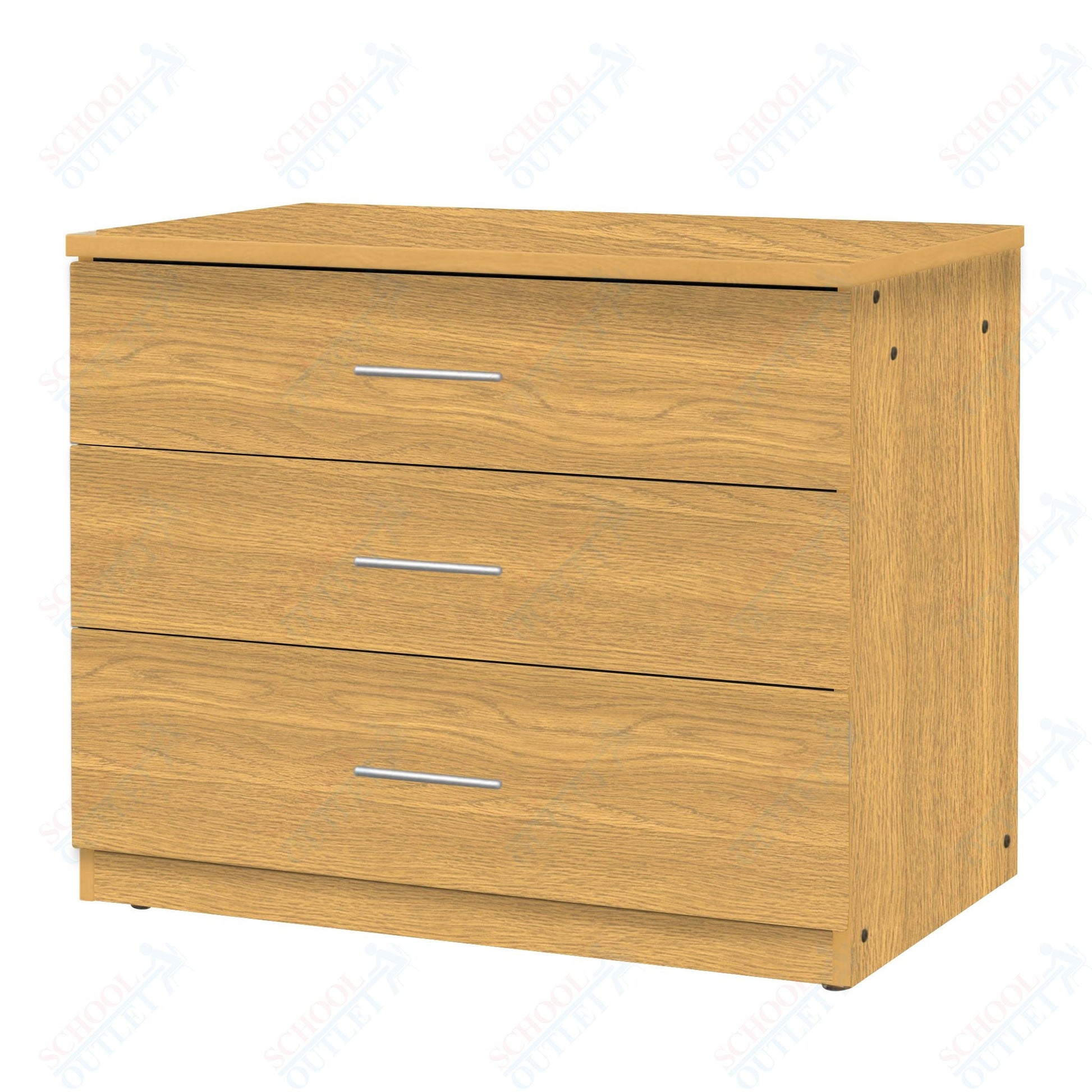 Marco Mobile Base Casegoods Cabinet with 3 Drawers - 30"H x 36"W (3303 - 36303) - SchoolOutlet