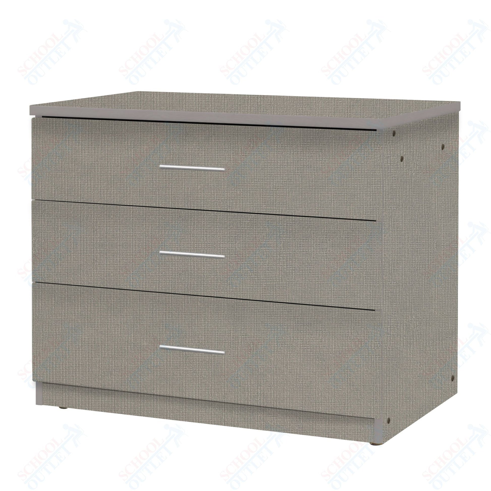 Marco Mobile Base Casegoods Cabinet with 3 Drawers - 30"H x 36"W (3303 - 36303) - SchoolOutlet