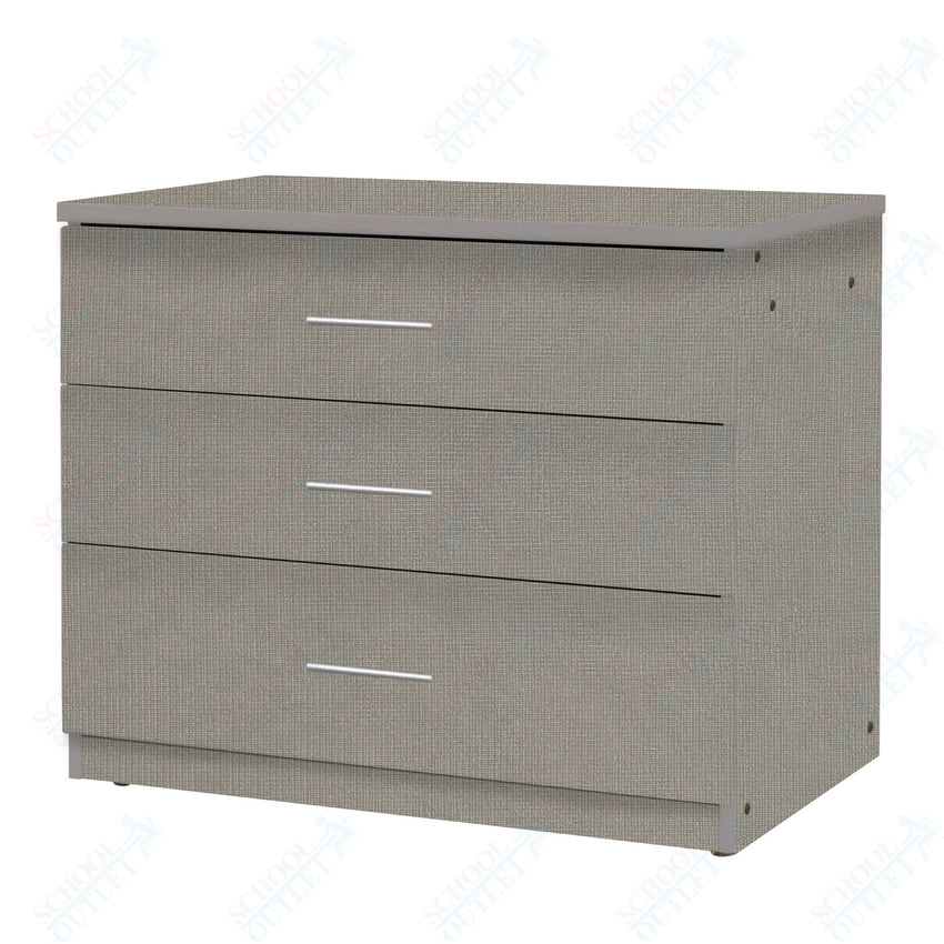 Marco Mobile Base Casegoods Cabinet with 3 Drawers - 30"H x 36"W (3303 - 36303) - SchoolOutlet