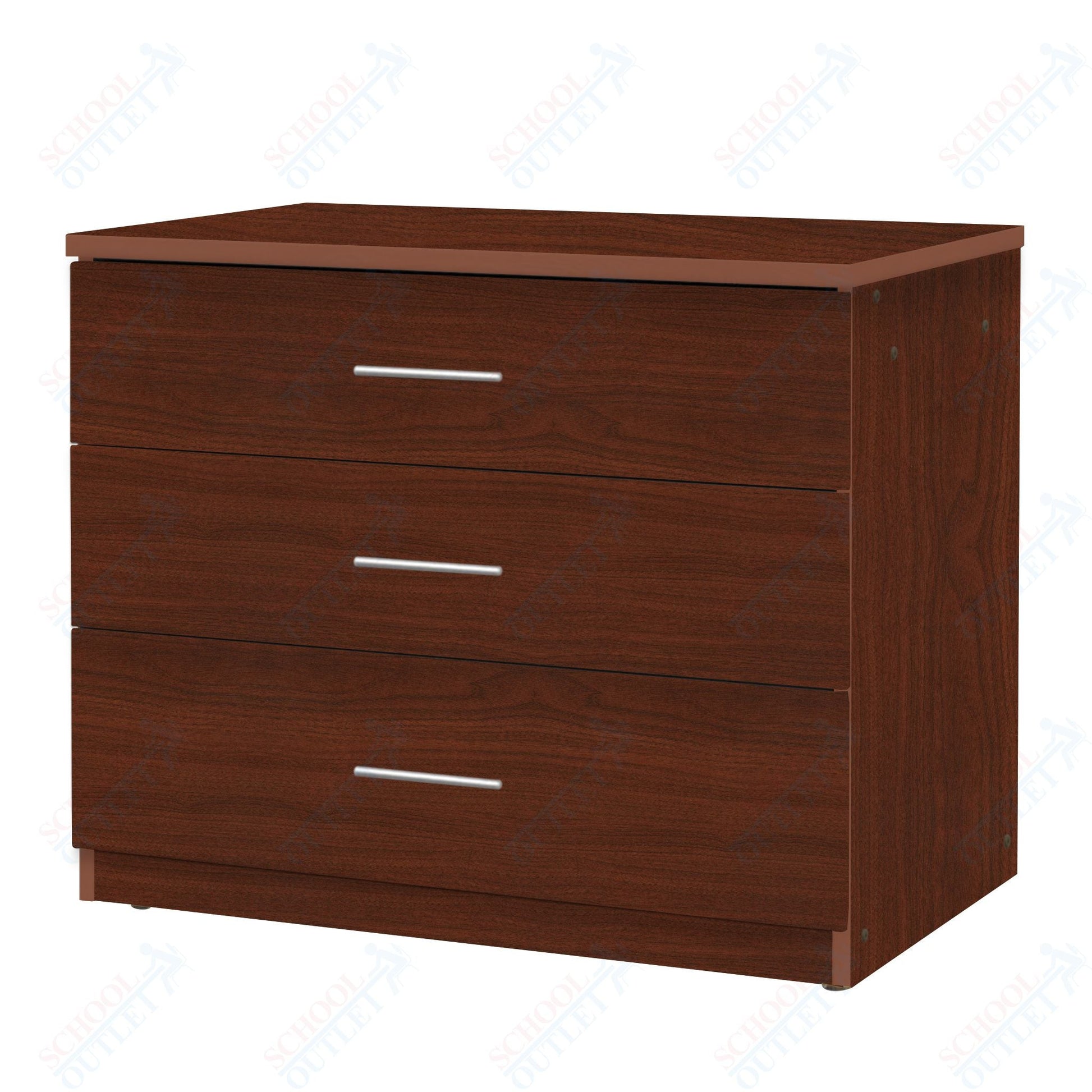 Marco Mobile Base Casegoods Cabinet with 3 Drawers - 30"H x 36"W (3303 - 36303) - SchoolOutlet