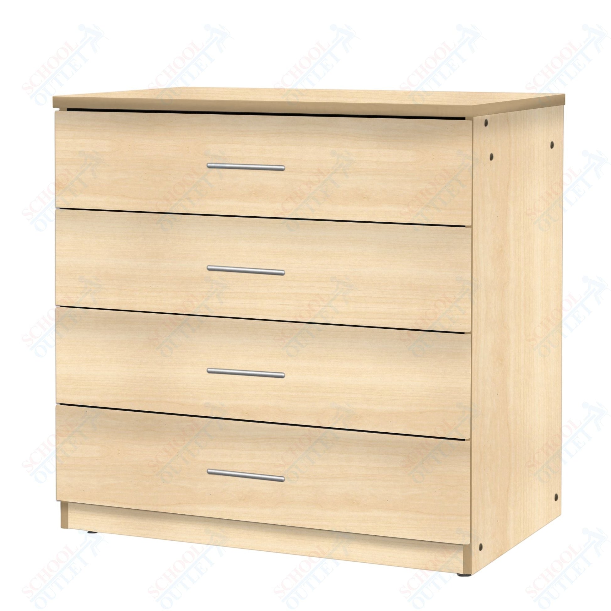 Marco Mobile Base Casegoods Cabinet with 4 Drawers - 36"H x 36"W (3303 - 36363) - SchoolOutlet