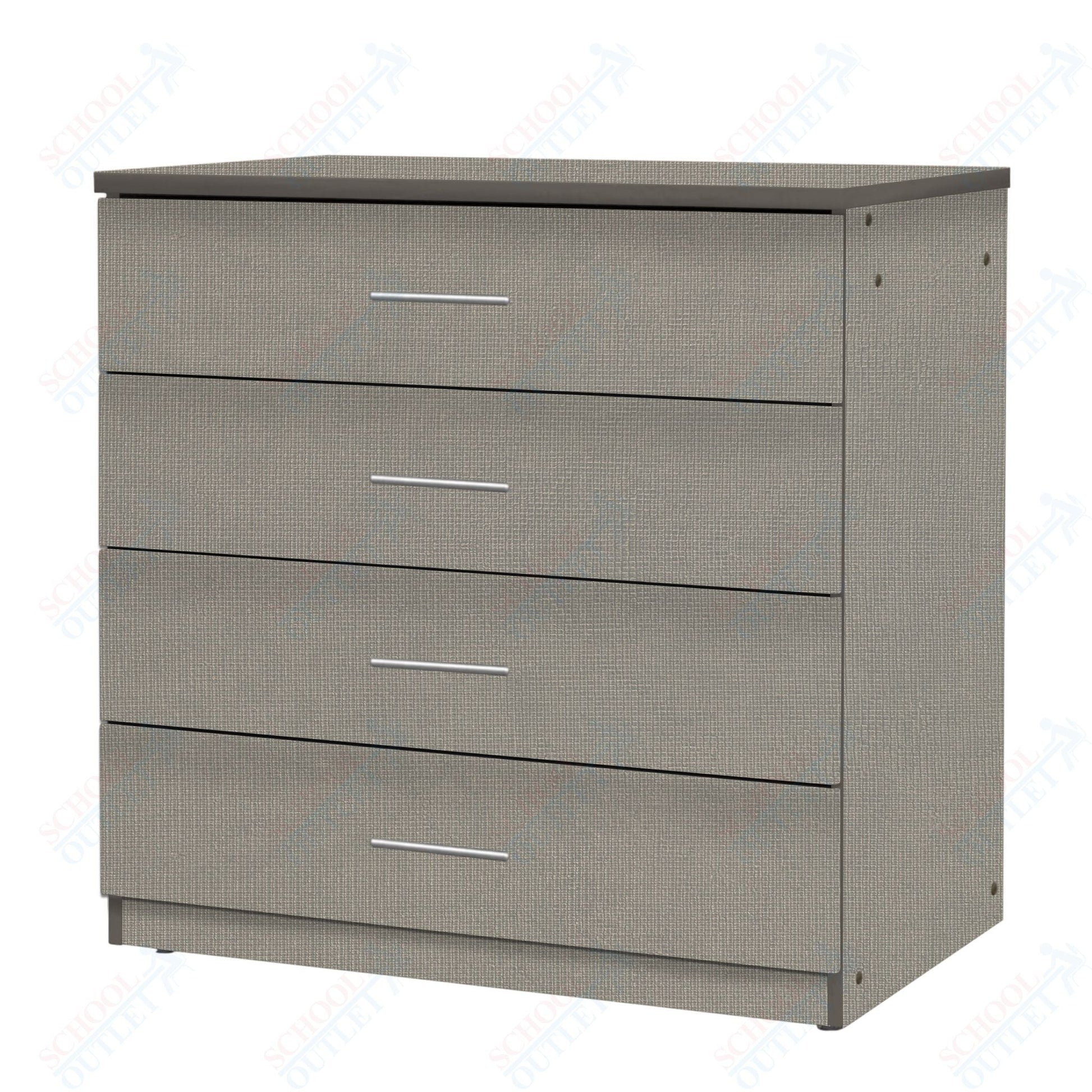 Marco Mobile Base Casegoods Cabinet with 4 Drawers - 36"H x 36"W (3303 - 36363) - SchoolOutlet