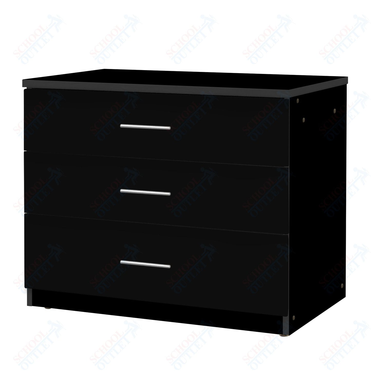 Marco Mobile Base Casegoods Cabinet with 3 Drawers - 30"H x 48"W (3303 - 48303) - SchoolOutlet