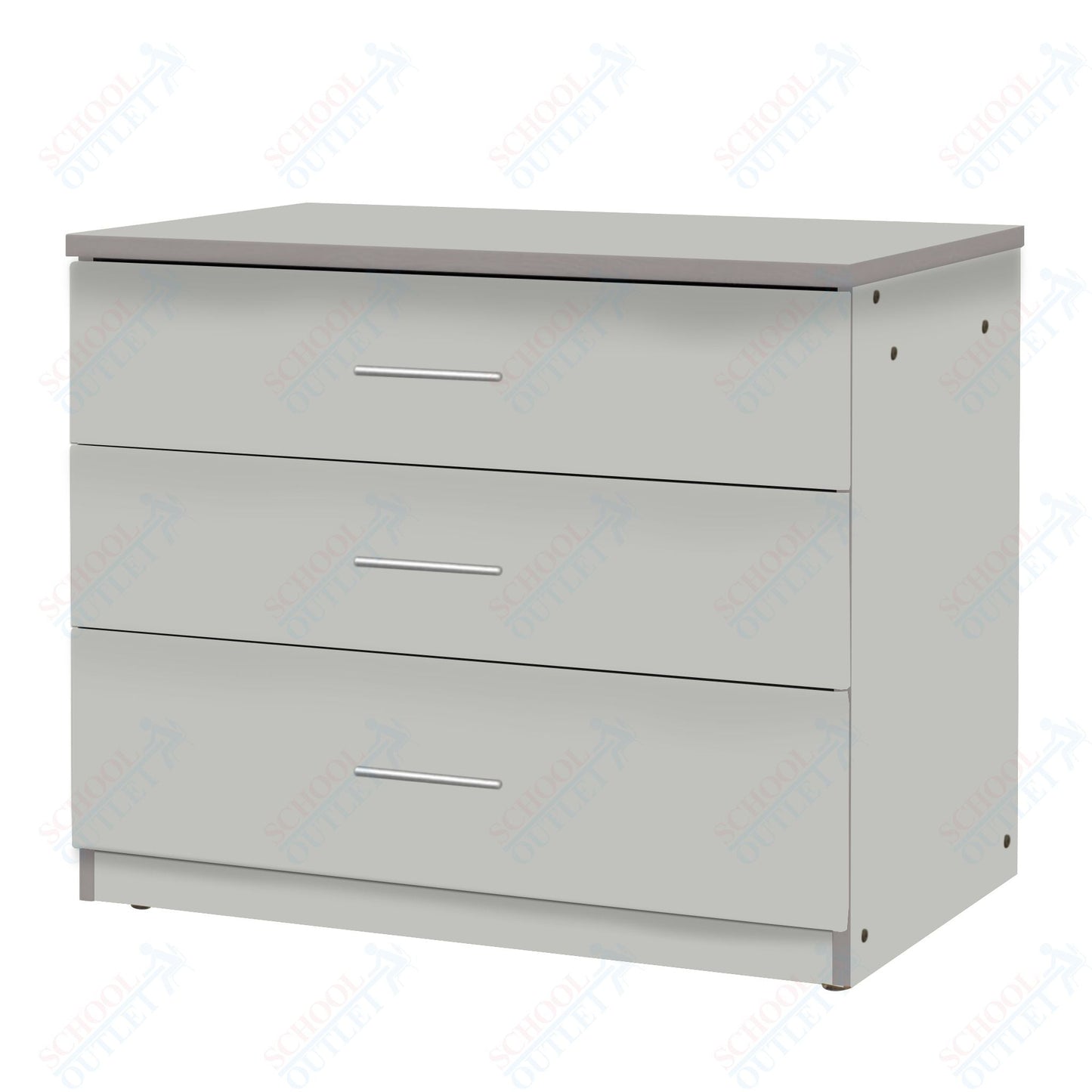 Marco Mobile Base Casegoods Cabinet with 3 Drawers - 30"H x 48"W (3303 - 48303) - SchoolOutlet