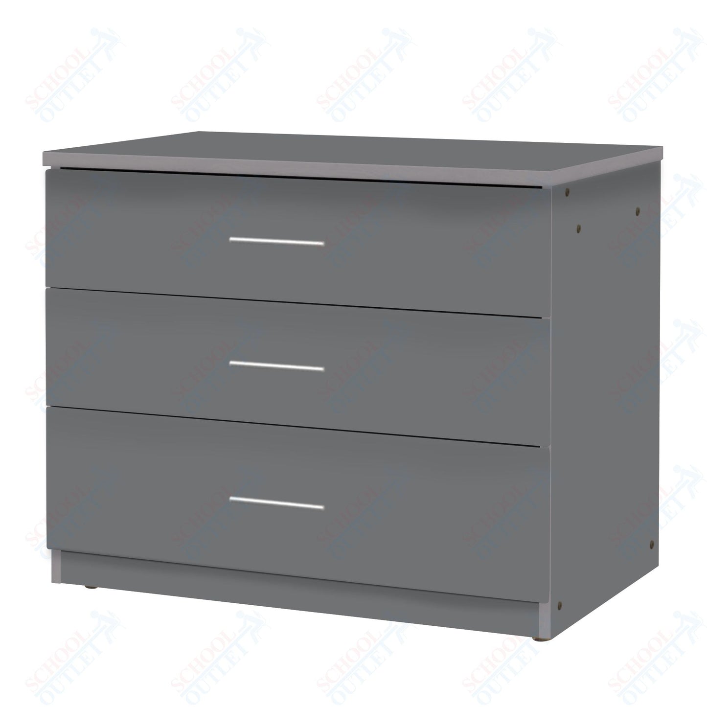 Marco Mobile Base Casegoods Cabinet with 3 Drawers - 30"H x 48"W (3303 - 48303) - SchoolOutlet