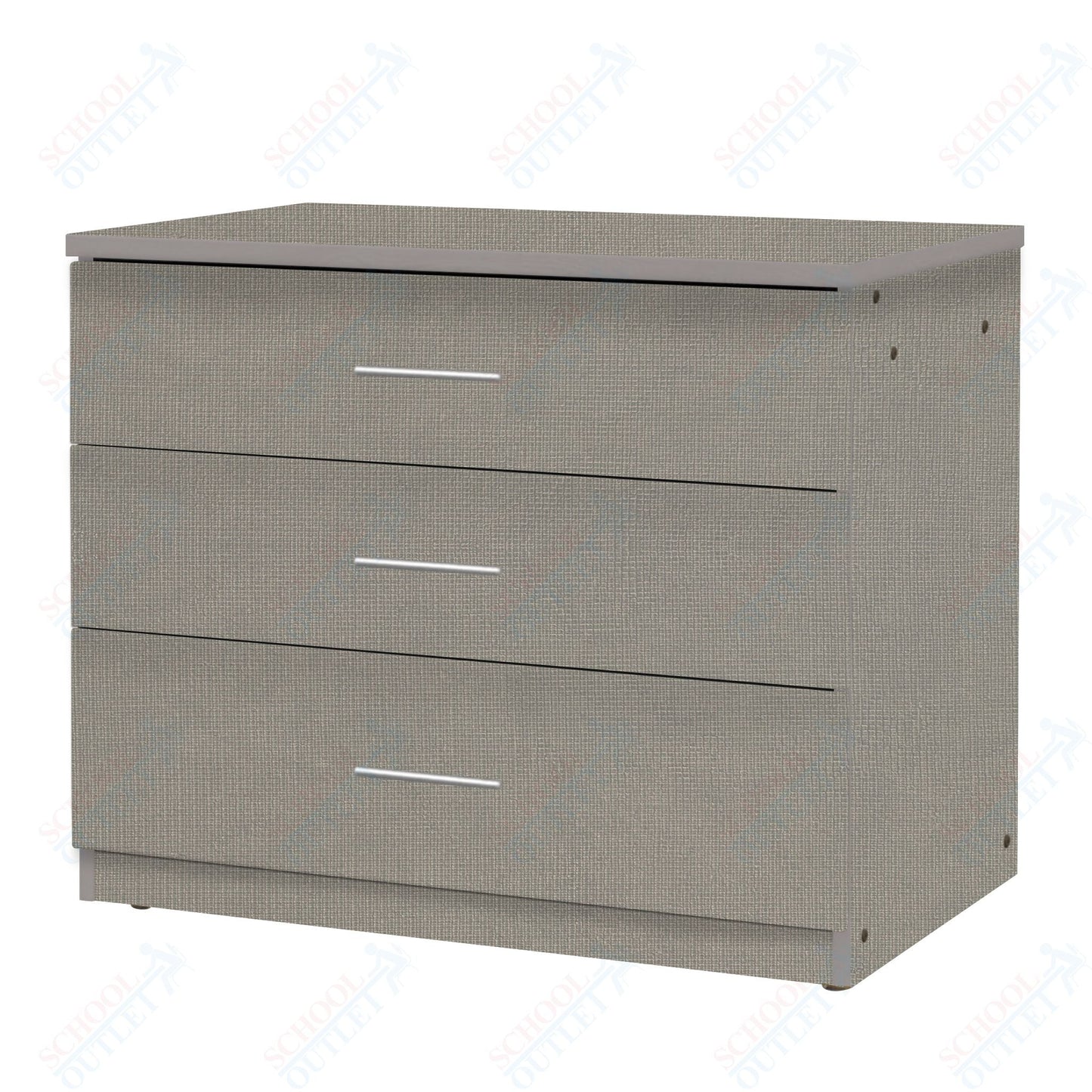 Marco Mobile Base Casegoods Cabinet with 3 Drawers - 30"H x 48"W (3303 - 48303) - SchoolOutlet