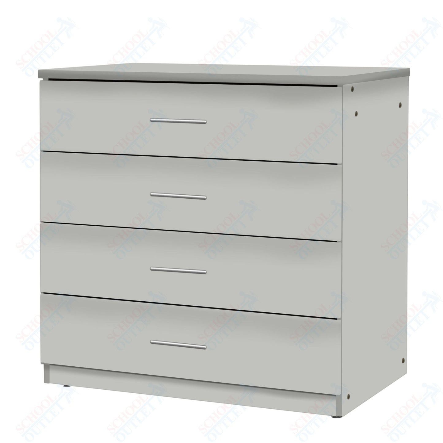 Marco Mobile Base Casegoods Cabinet with 4 Drawers - 36"H x 48"W (3303 - 48363) - SchoolOutlet