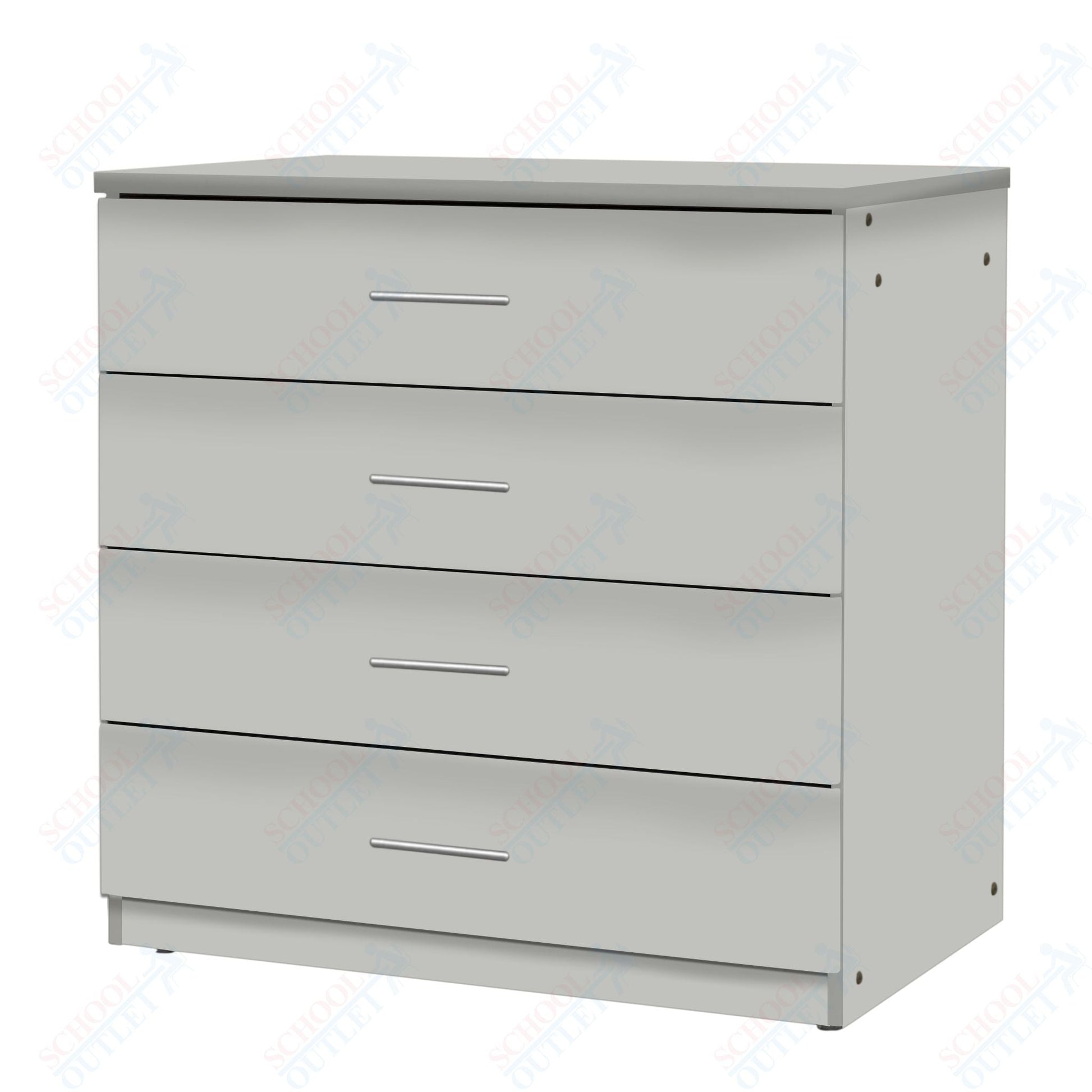 Marco Mobile Base Casegoods Cabinet with 4 Drawers - 36"H x 48"W (3303 - 48363) - SchoolOutlet