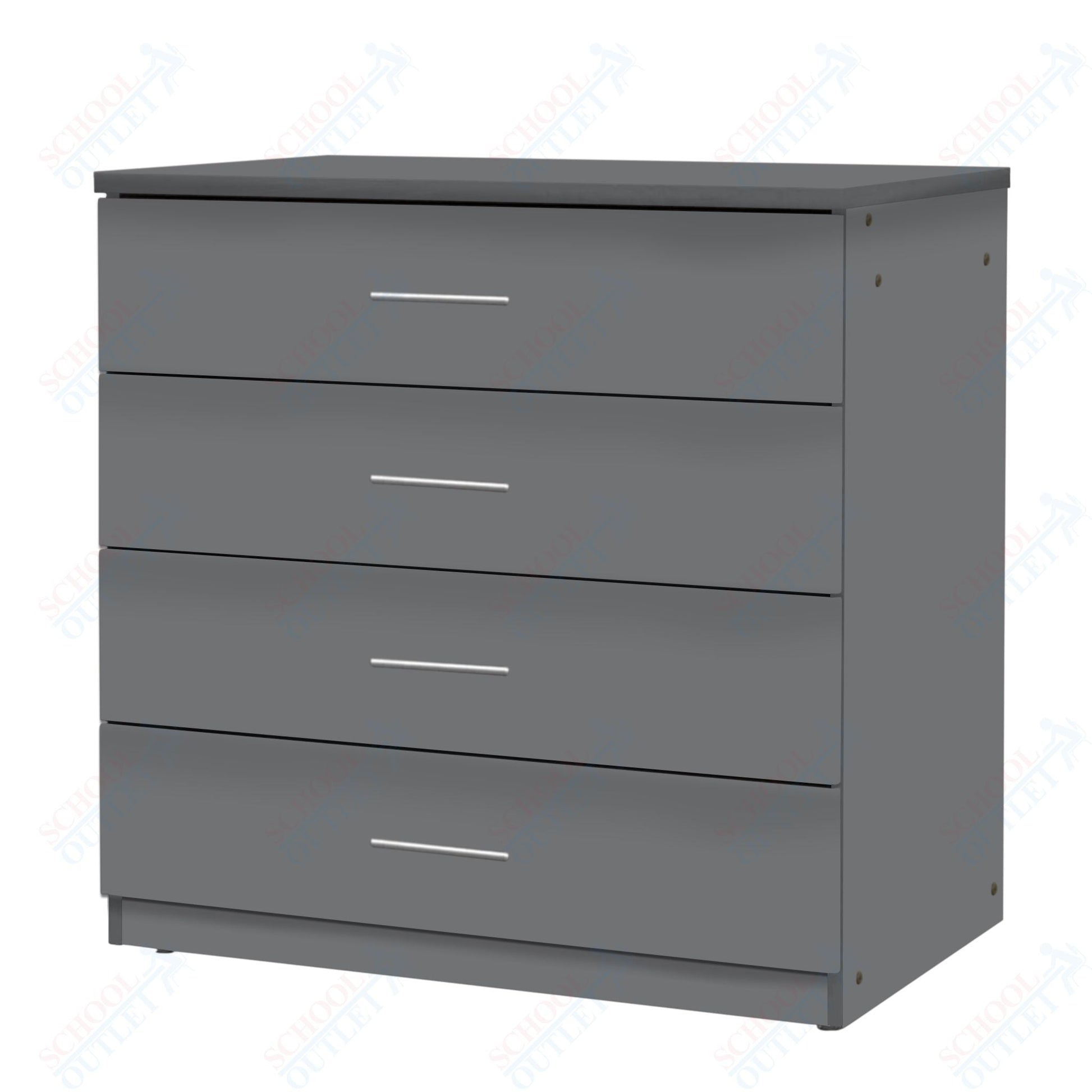 Marco Mobile Base Casegoods Cabinet with 4 Drawers - 36"H x 48"W (3303 - 48363) - SchoolOutlet