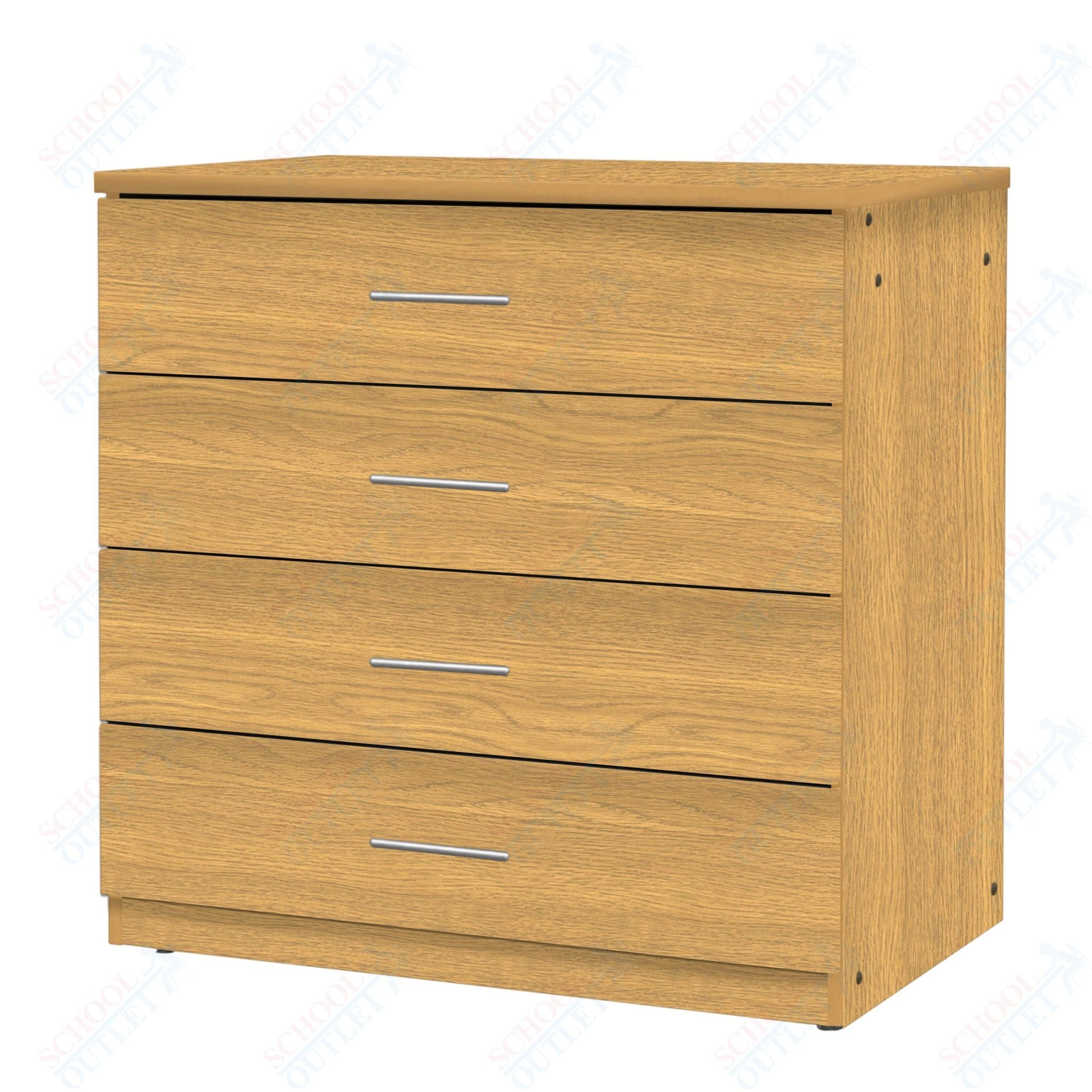 Marco Mobile Base Casegoods Cabinet with 4 Drawers - 36"H x 48"W (3303 - 48363) - SchoolOutlet