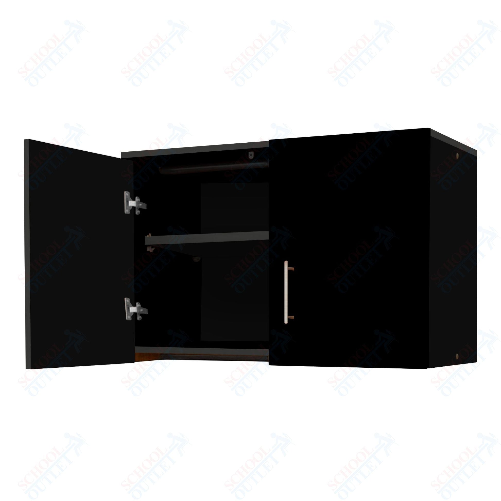 Marco Mobile Base Casegoods Wall Cabinet with 2 Doors, 1 Adjustable Shelf - 24"H x 36"W (3321 - 36241) - SchoolOutlet