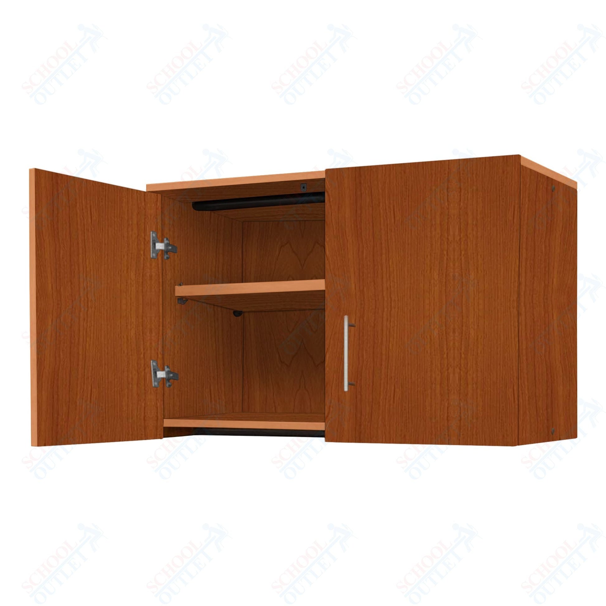Marco Mobile Base Casegoods Wall Cabinet with 2 Doors, 1 Adjustable Shelf - 24"H x 36"W (3321 - 36241) - SchoolOutlet