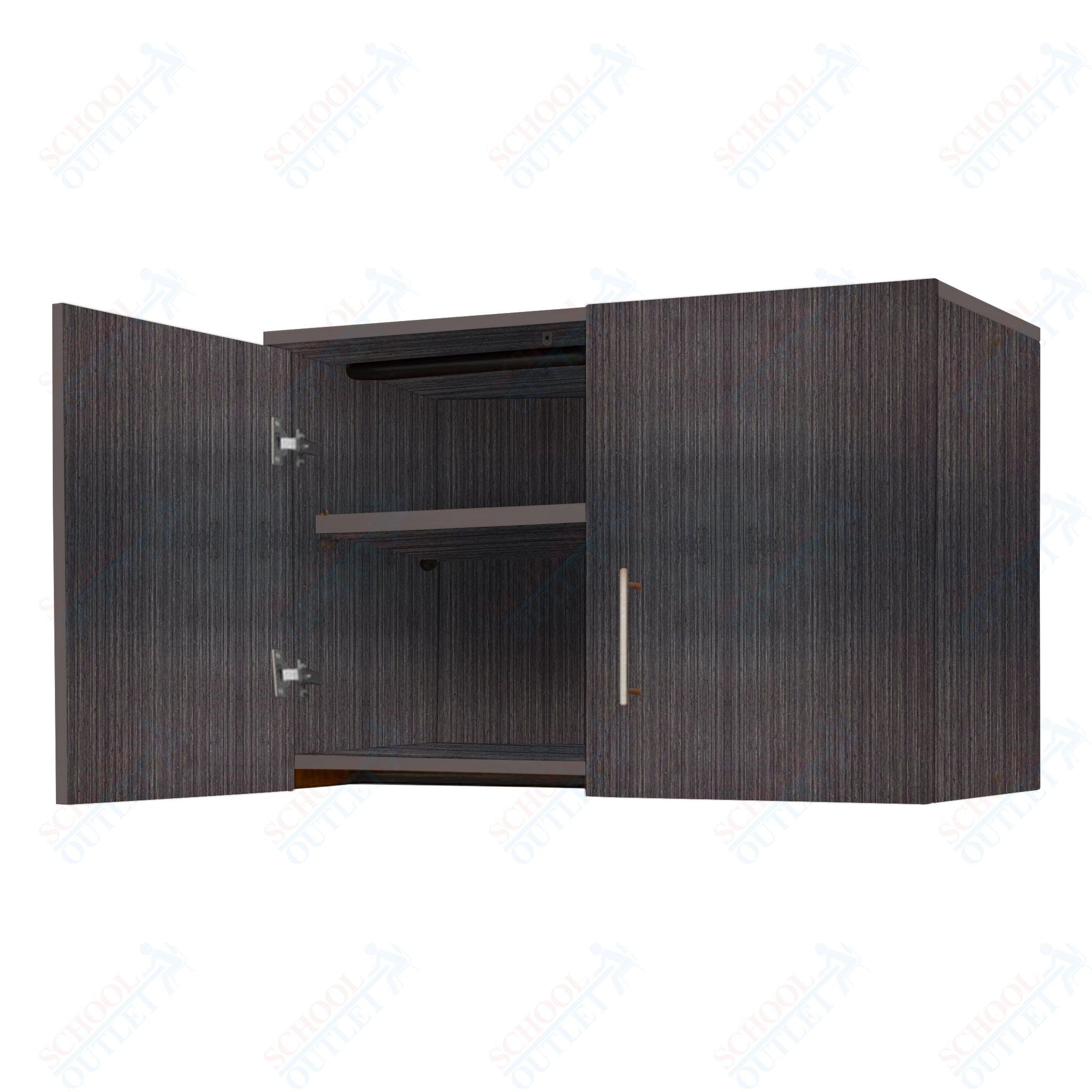 Marco Mobile Base Casegoods Wall Cabinet with 2 Doors, 1 Adjustable Shelf - 24"H x 36"W (3321 - 36241) - SchoolOutlet