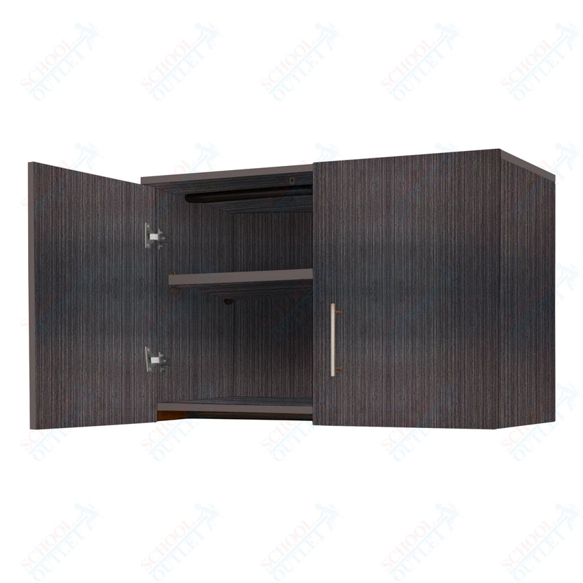 Marco Mobile Base Casegoods Wall Cabinet with 2 Doors, 1 Adjustable Shelf - 24"H x 36"W (3321 - 36241) - SchoolOutlet