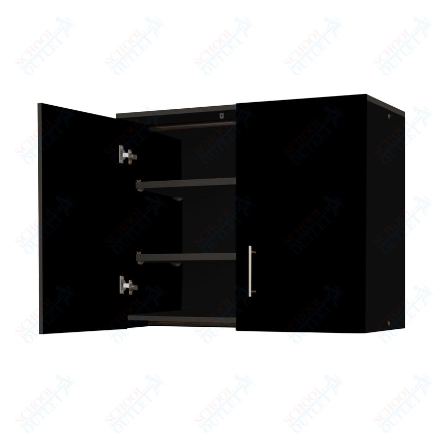 Marco Mobile Base Casegoods Wall Cabinet with Divider, 2 Doors and 4 Adjustable Shelves - 30"H x 48"W (3322 - 48301) - SchoolOutlet