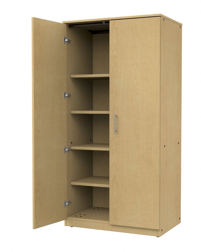 Marco Mobile General Storage Tall Cabinet with Doors, 4 Adjustable Shelves - 72"H x 36"W x 24"D (3331 - 36723) - SchoolOutlet