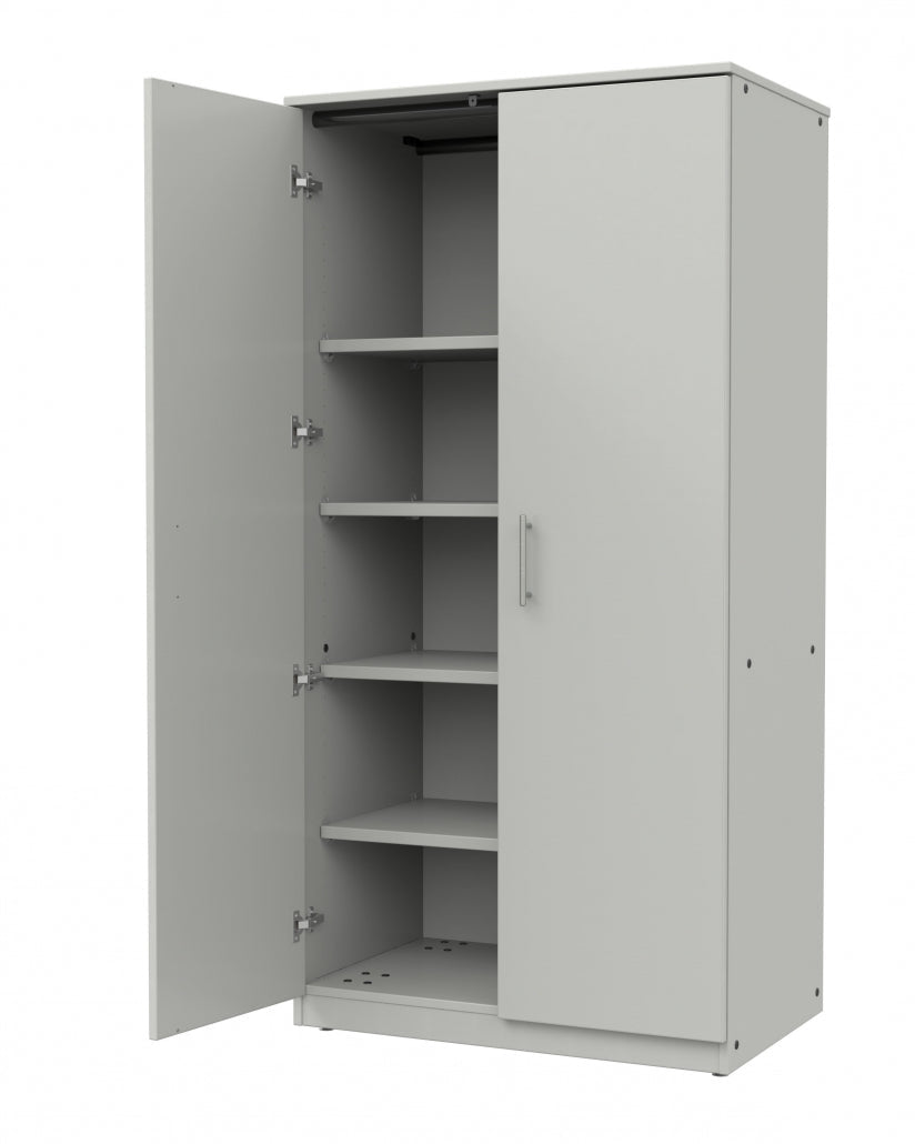 Marco Mobile General Storage Tall Cabinet with Doors, 4 Adjustable Shelves - 72"H x 36"W x 24"D (3331 - 36723) - SchoolOutlet