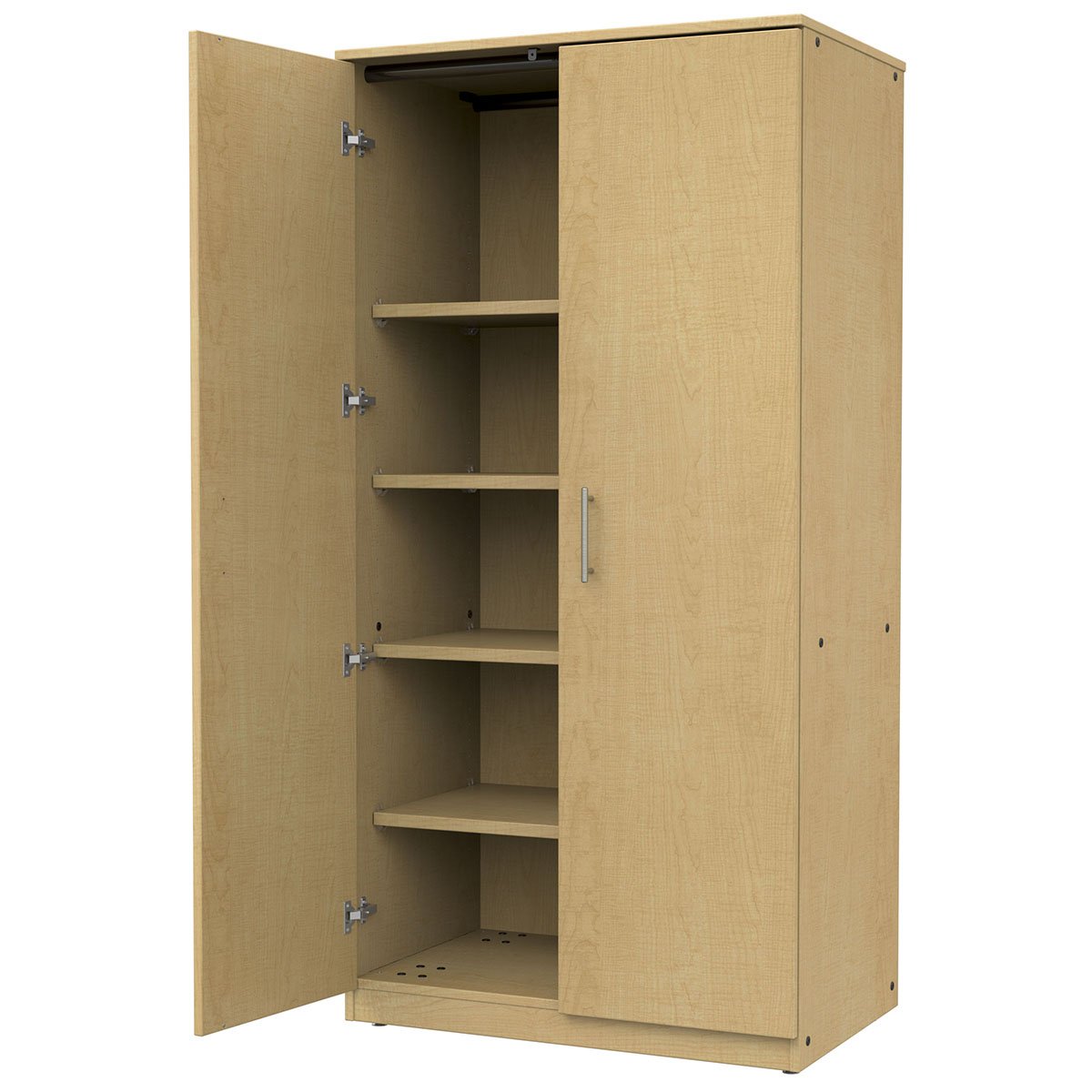 Marco Mobile General Storage Tall Cabinet with Doors, 4 Adjustable Shelves - 72"H x 36"W x 30"D (3331 - 36724) - SchoolOutlet