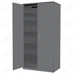Marco Mobile General Storage Tall Cabinet with Doors, 5 Adjustable Shelves - 84