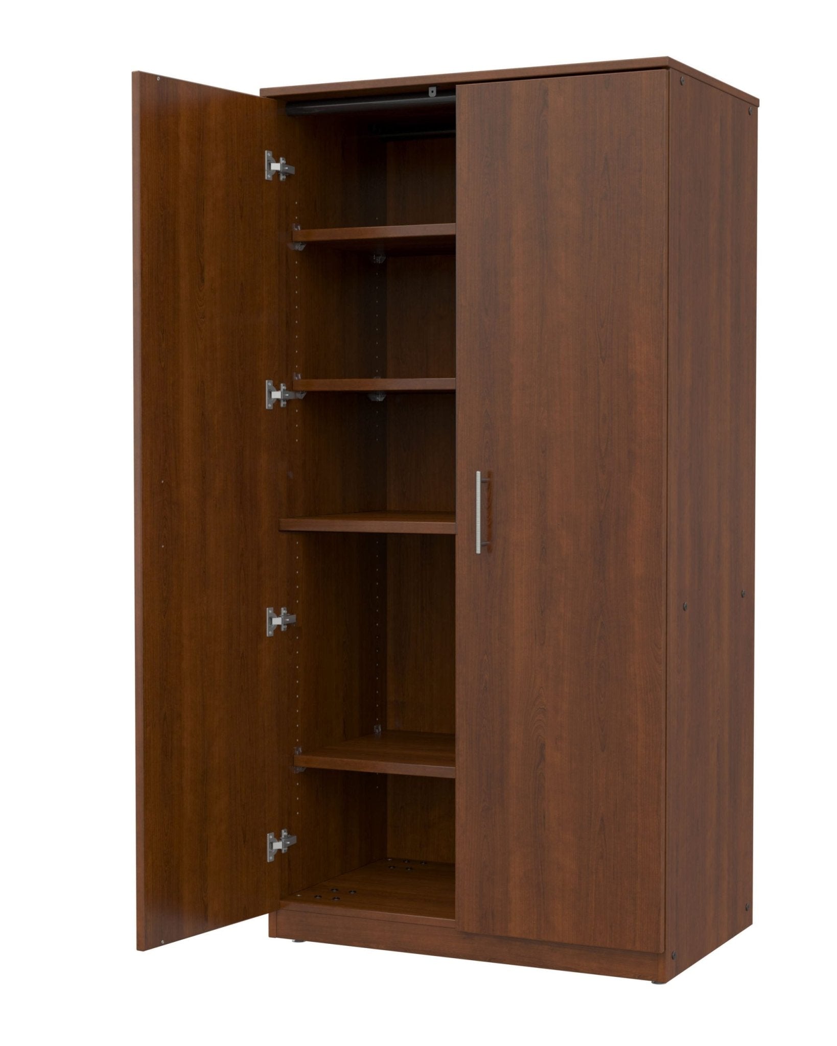 Marco Mobile Tall Cabinet, Doors, 1 Fixed, 3 Adjustable Shelves - 72"H x 36"W x 24"D (3332 - 36723) - SchoolOutlet