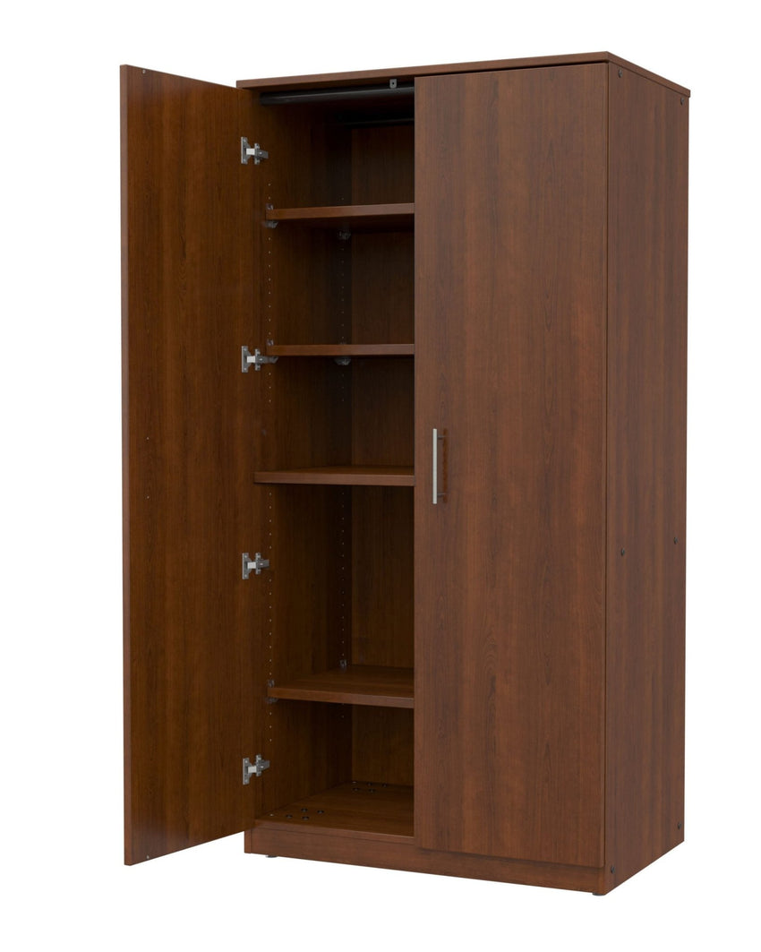 Marco Mobile Tall Cabinet, Doors, 1 Fixed, 3 Adjustable Shelves - 72"H x 36"W x 24"D (3332 - 36723) - SchoolOutlet