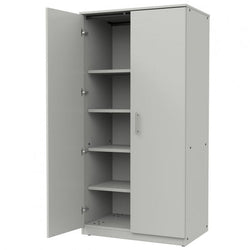 Marco Mobile Tall Cabinet, Doors, 1 Fixed, 4 Adjustable Shelves - 84"H x 48"W x 24"D (3332-48843)